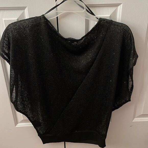 Black Sheer Top - Picture 4 of 4